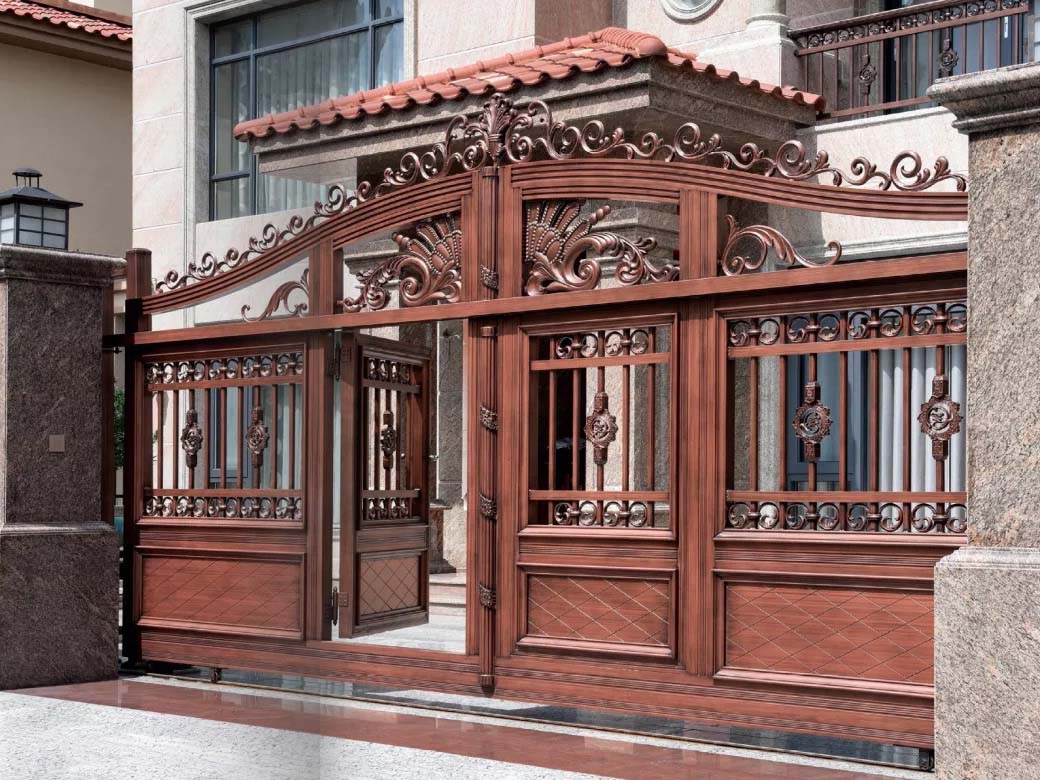 庭院鋁藝大門(mén)是怎么制作的